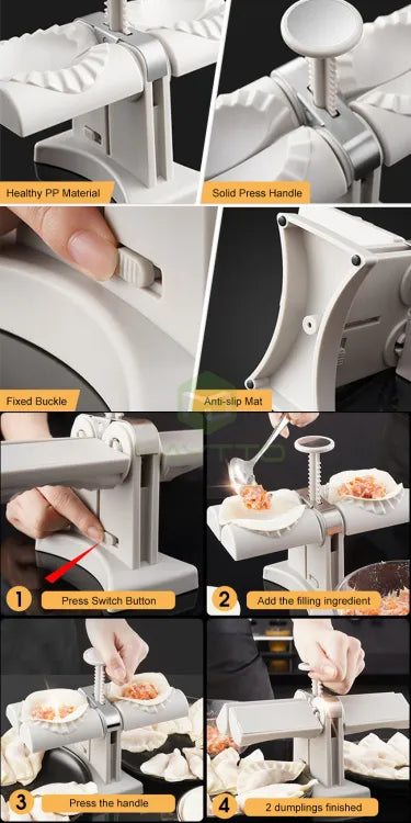 Double Head Automatic Dumpling Maker
