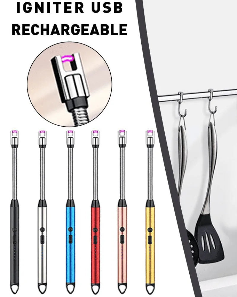 360° USB Rechargeable Plasma Arc Lighter 🔥 (Random Color)