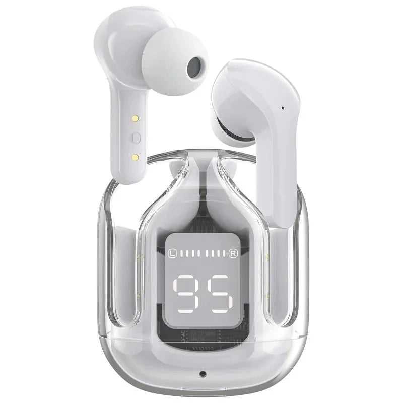 Air 31 Wireless Earbuds with Transparent Case – Random Color