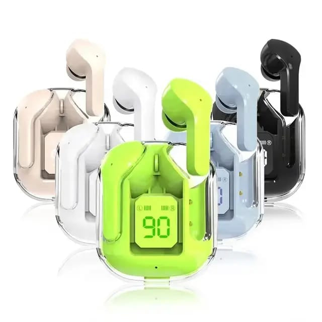 Air 31 Wireless Earbuds with Transparent Case – Random Color